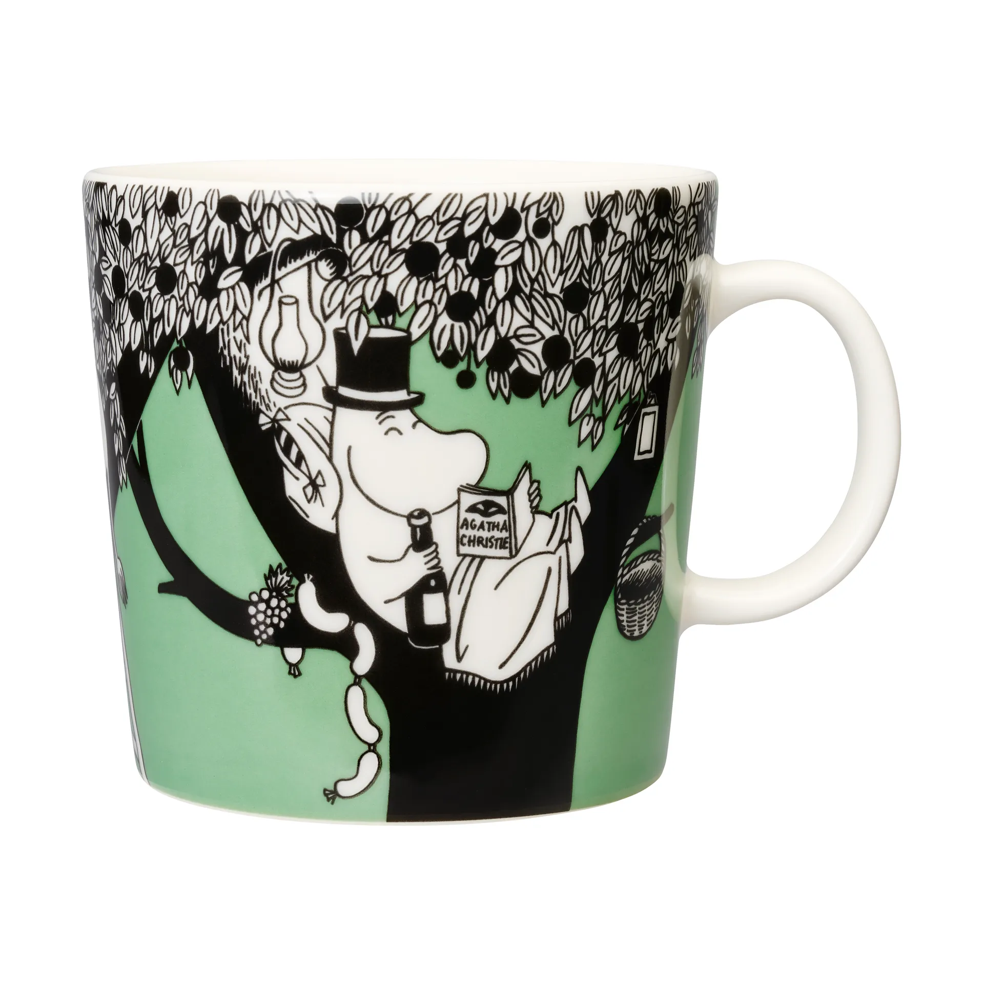 Caneca Moomin verde especial, 40 cl Moomin Arabia