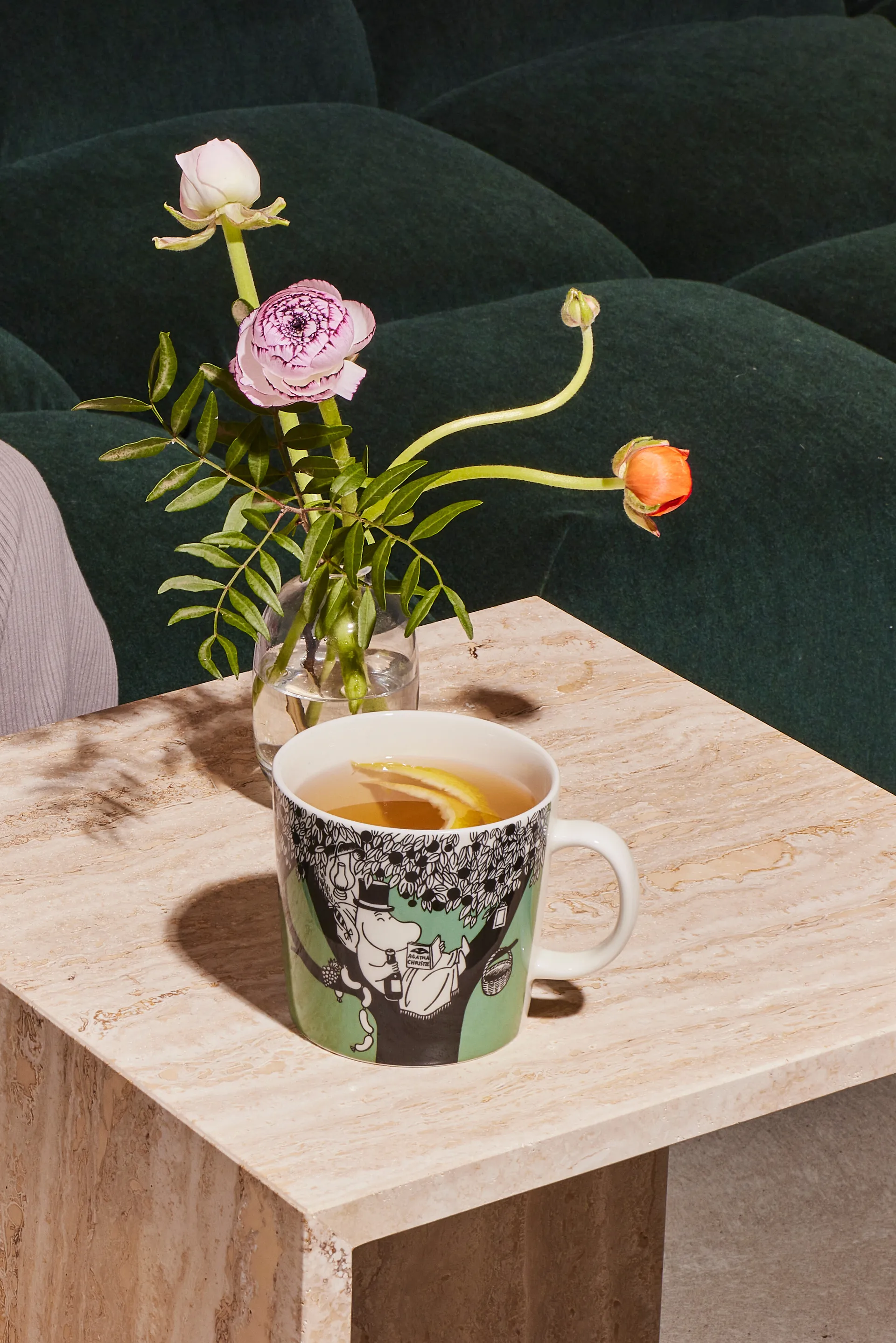 Caneca Moomin verde especial, 40 cl Moomin Arabia