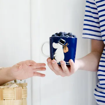 Caneca Moominpappa - azul escuro - Moomin Arabia