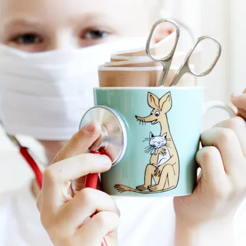 Caneca Sniff Moomin - turquesa - Moomin Arabia