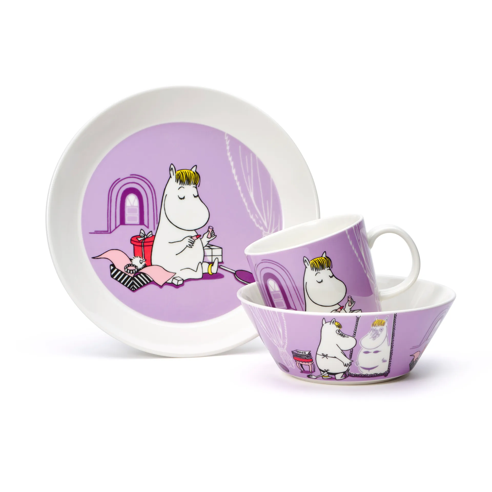Caneca Snorkmaiden Moomin roxa, 30 cl  Moomin Arabia