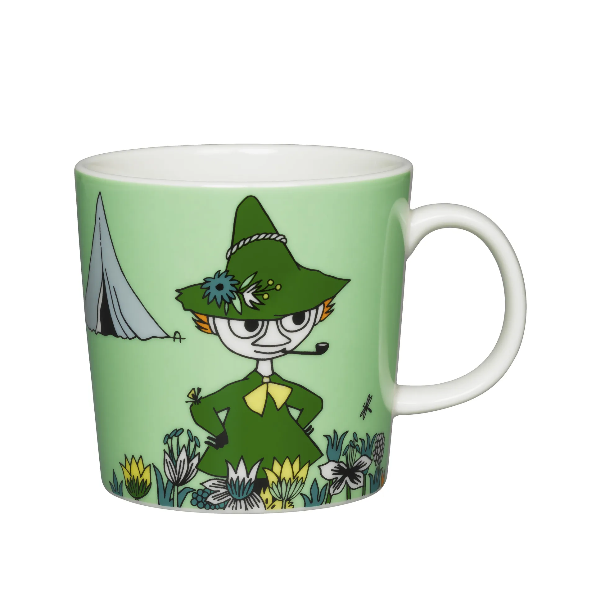 Caneca Snufkin Moomin, verde Moomin Arabia