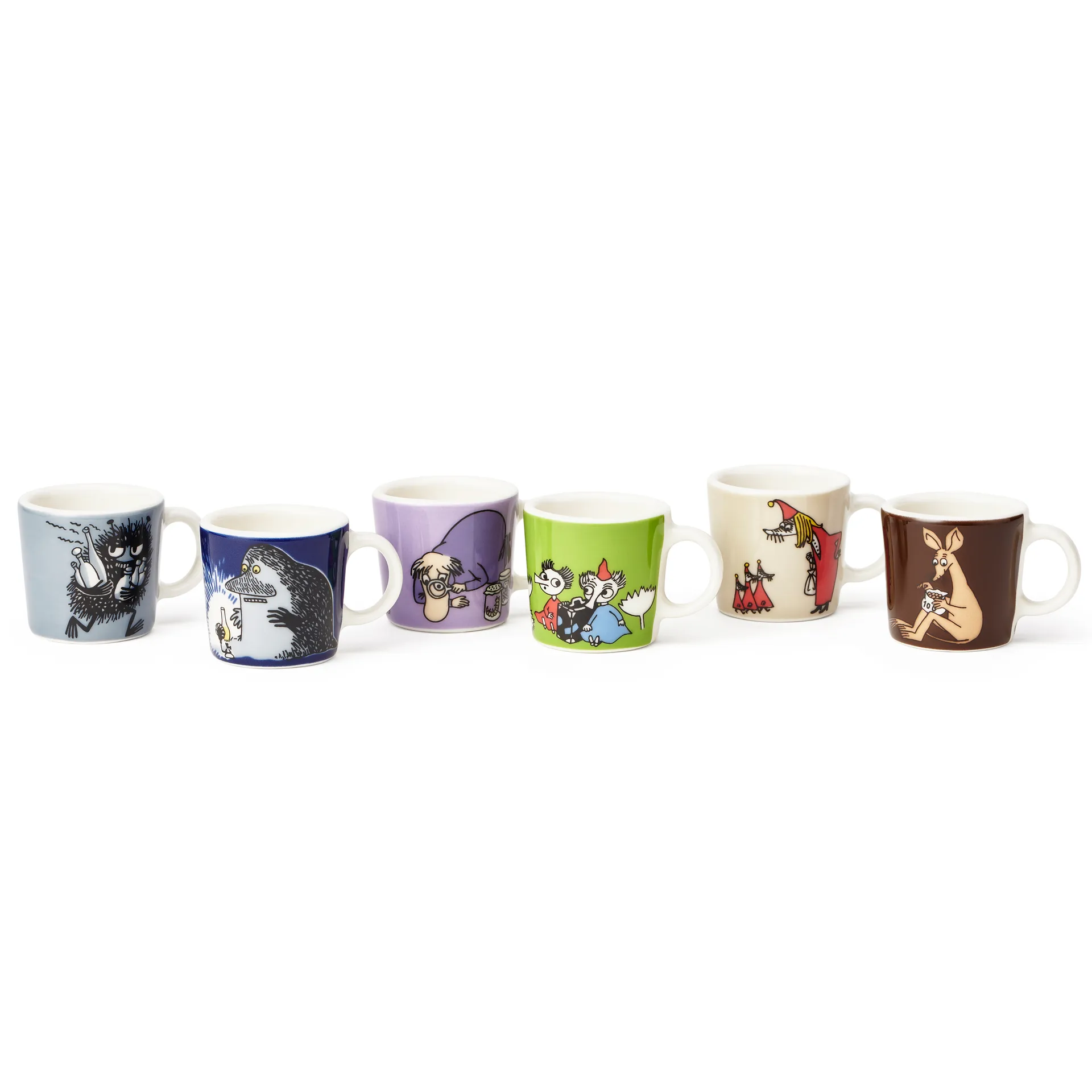 Canecas Moomin mini 6 un. Andra classic, multi Moomin Arabia