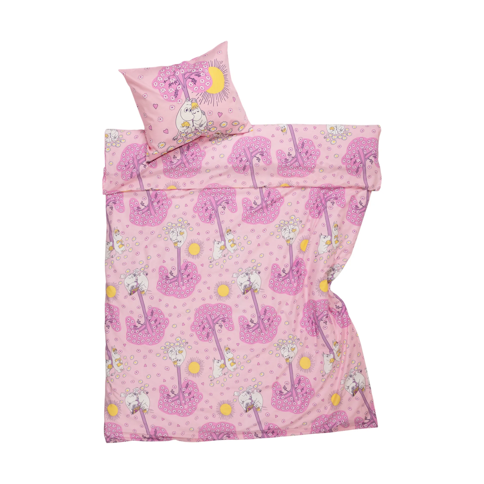Conjunto de cama Moomin 150x210 cm, Apaixonados Moomin Arabia