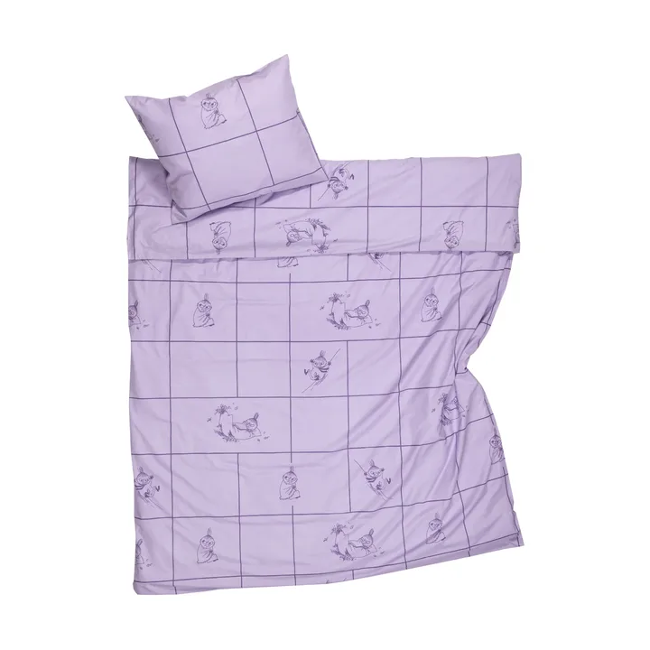 Conjunto de cama Moomin 150x210 cm - Lilla My, roxo - Moomin Arabia
