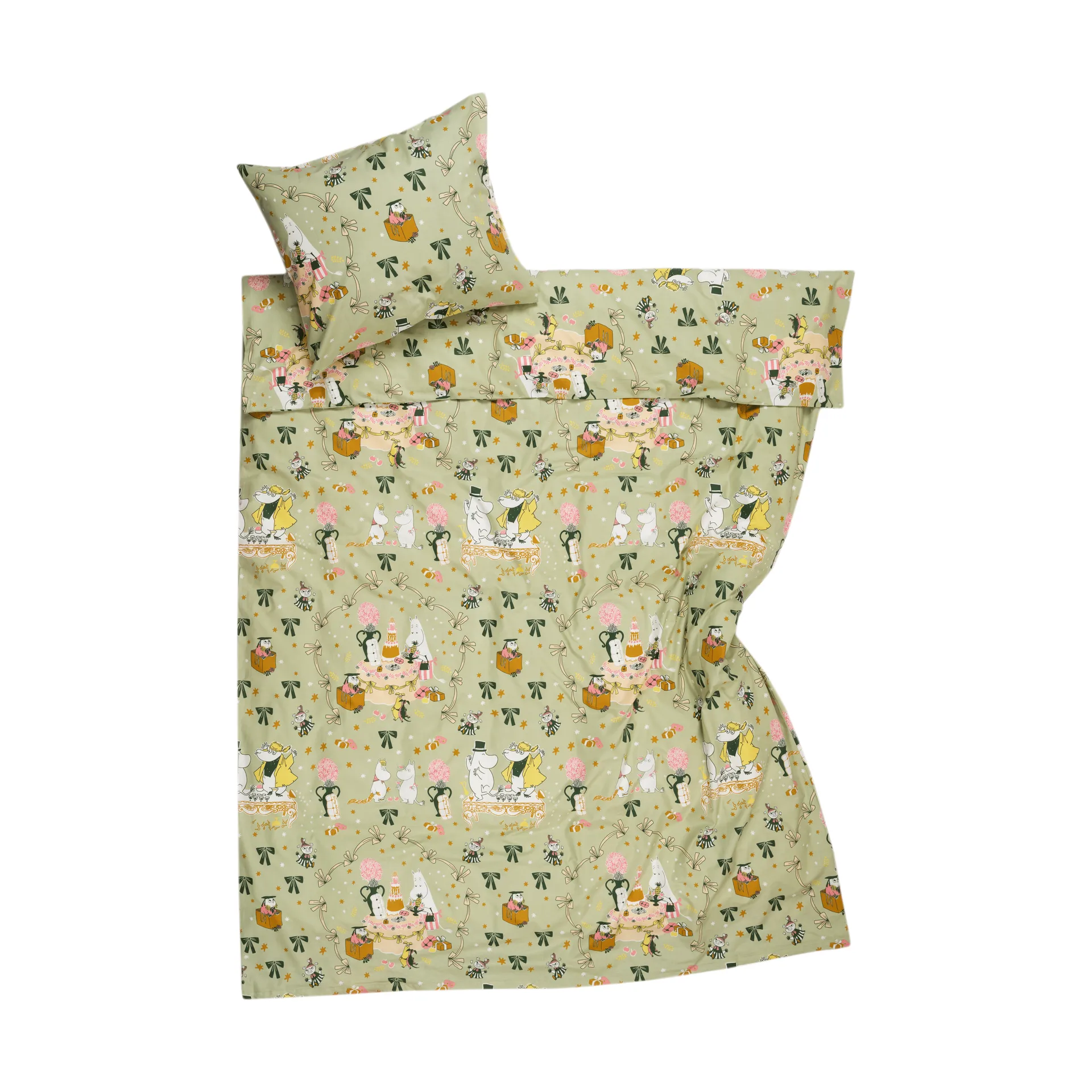 Conjunto de cama Moomin 150x210 cm, Presente de amor Moomin Arabia