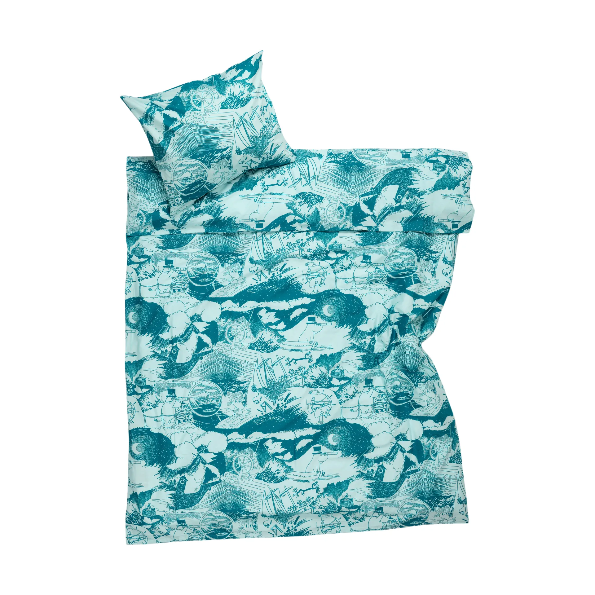 Conjunto de cama Moomin 150x210 cm, Vela Moomin Arabia