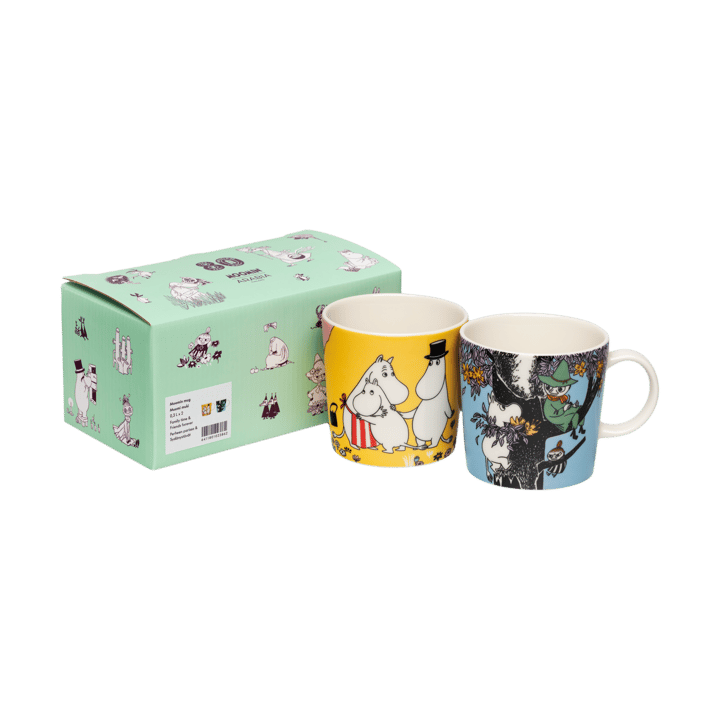 Familjemys & Vänner för alltid caneca Mumin 2 peças - 30 cl - Moomin Arabia