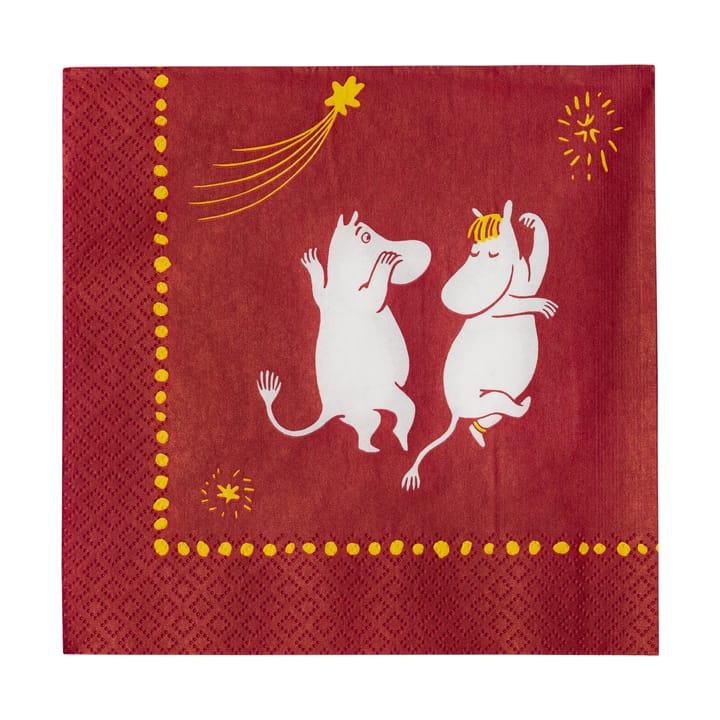 Festive Moments Mumin guardanapo de papel - Pacote com 20 unidades - Moomin Arabia