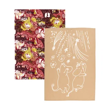 Festive Moments Mumin toalha de cozinha 2 peças - 50x70 cm - Moomin Arabia