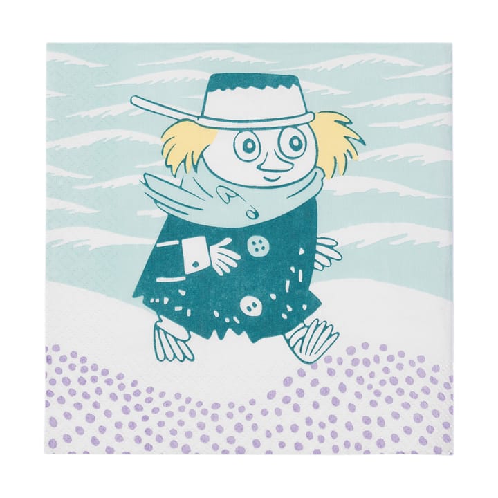 Guardanapo de papel Moommin Beach day 33x33 cm 20 unid. - Multicolor - Moomin Arabia