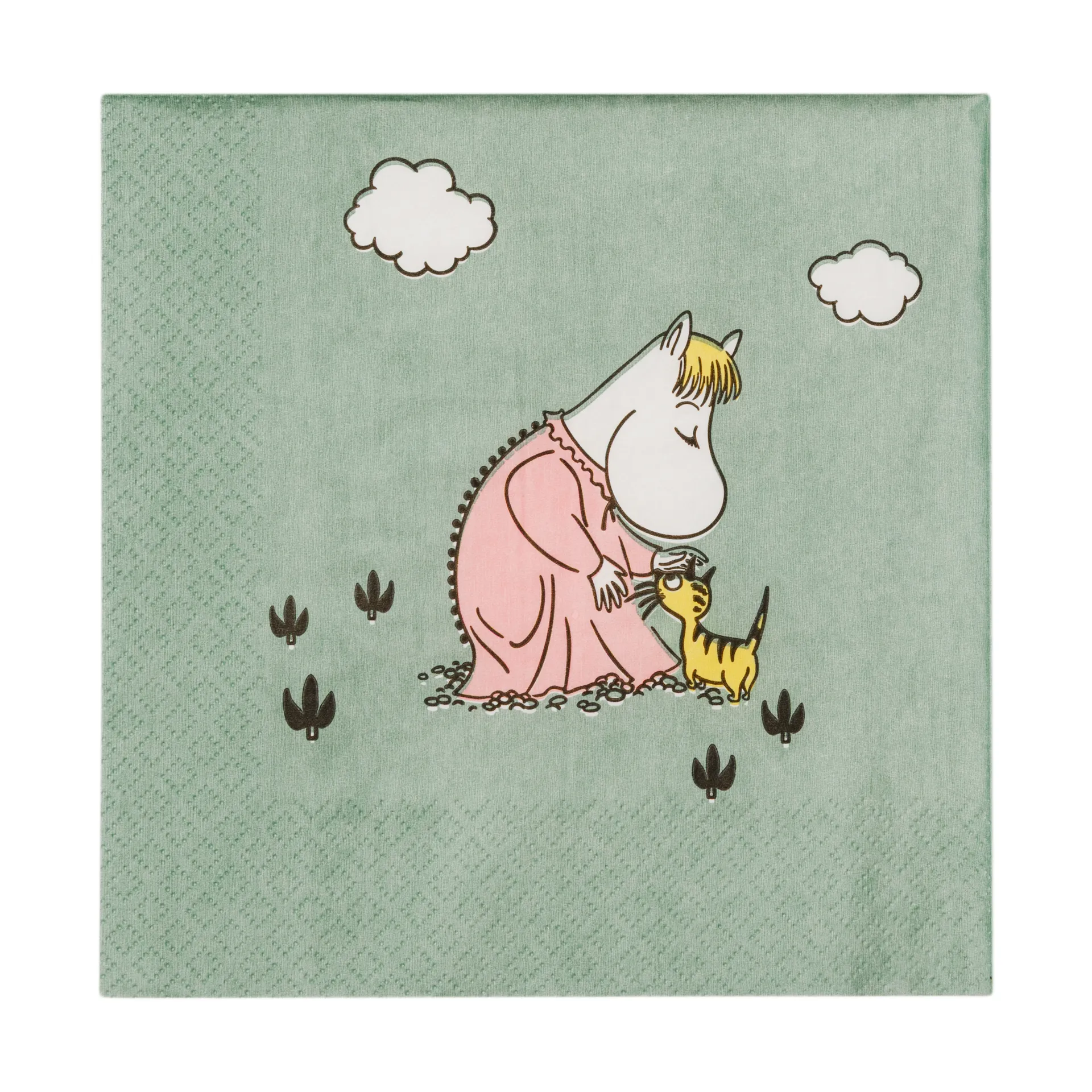 Guardanapo de papel Omtanke Mumin 33x33 cm, Pack de 20 Moomin Arabia