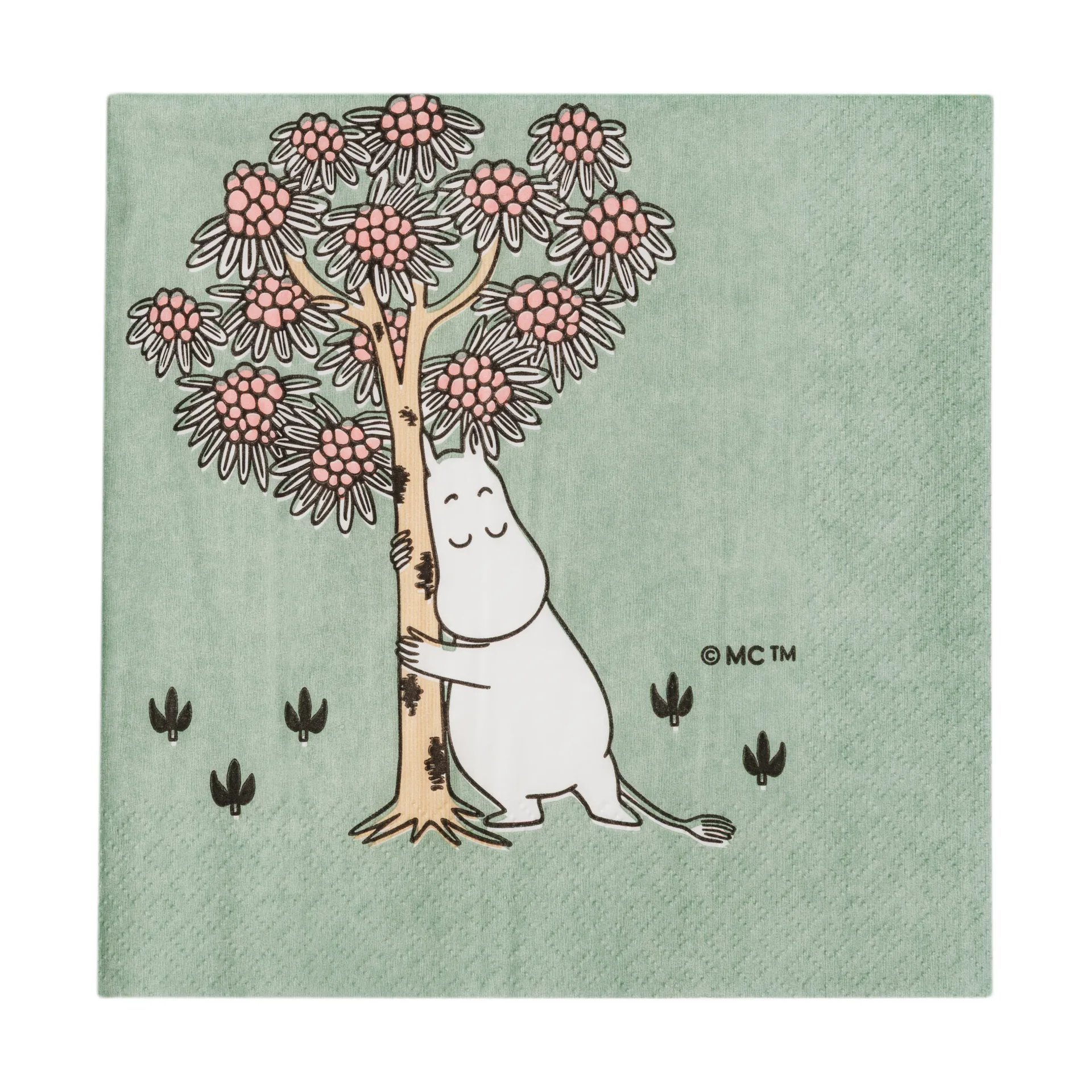 Guardanapo de papel Omtanke Mumin 33x33 cm, Pack de 20 Moomin Arabia