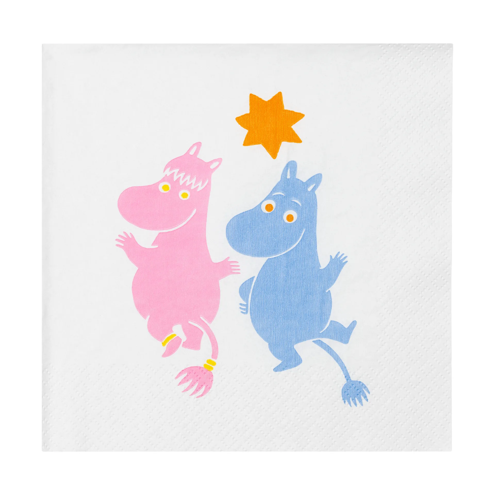 Guardanapos de papel Moomin Party 33x33 cm 20 unidades, Multicolor Moomin Arabia