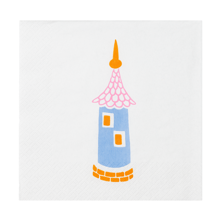 Guardanapos de papel Moomin Party 33x33 cm 20 unidades, Multicolor Moomin Arabia