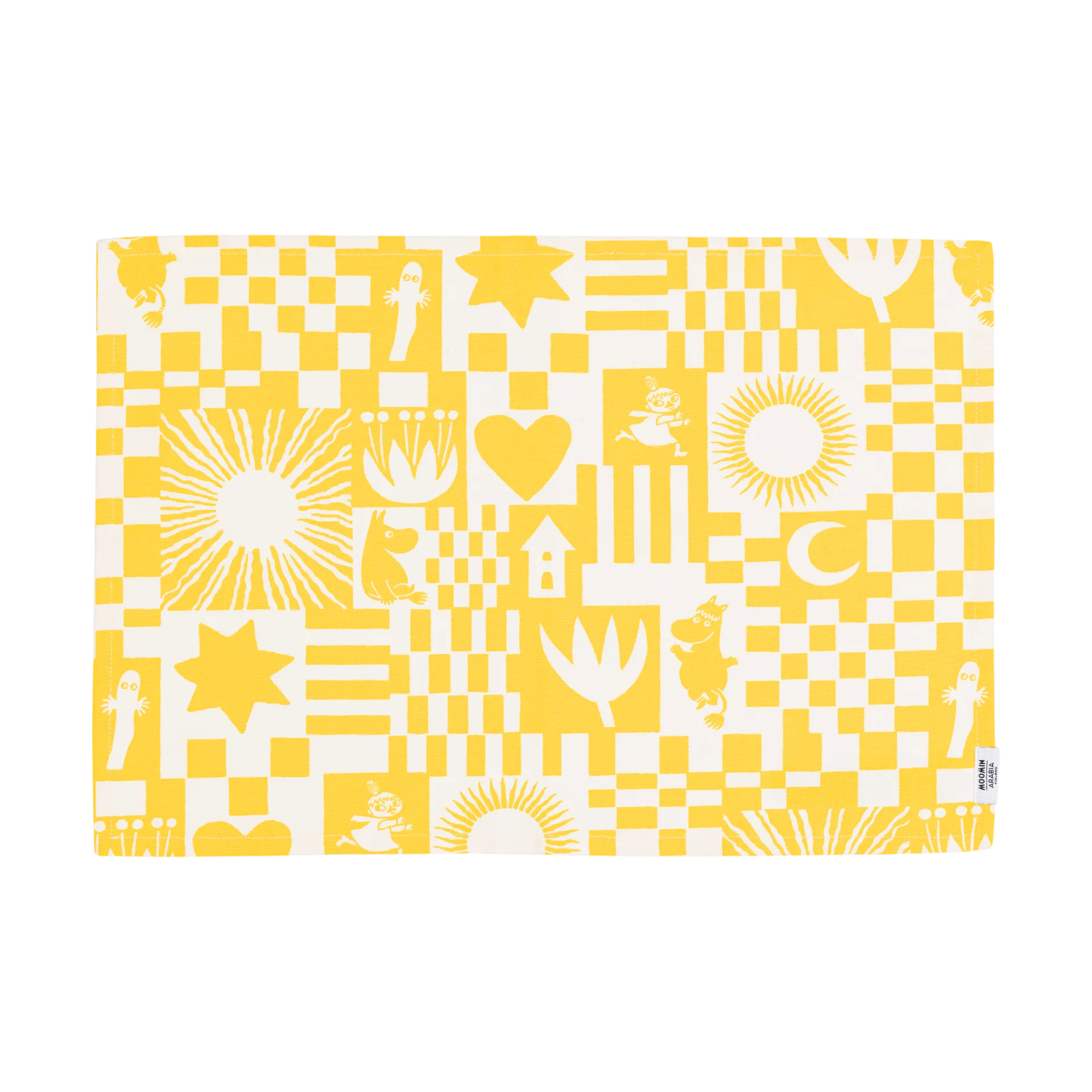 Individual de mesa Moomin 31x46 cm, Amarelo Moomin Arabia