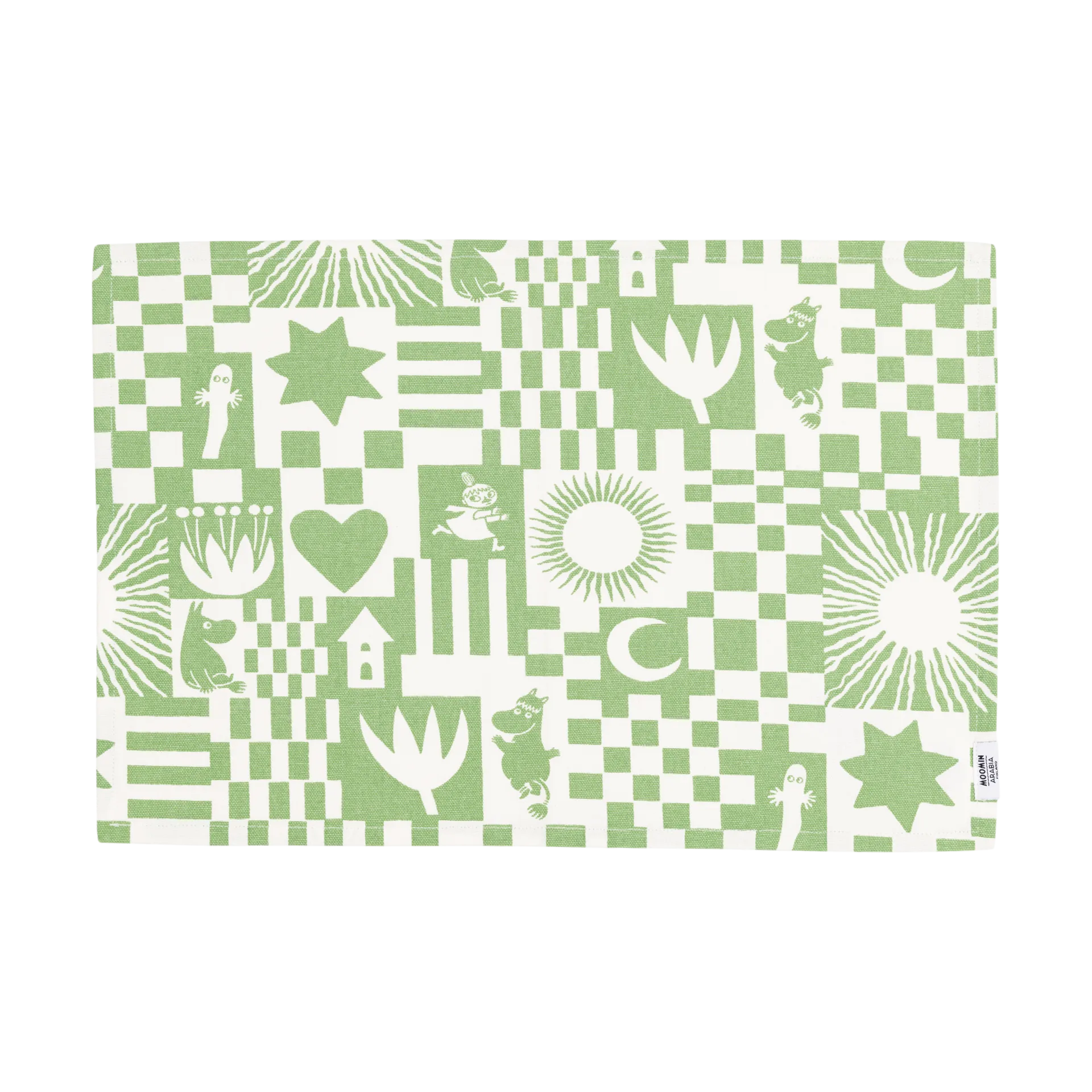 Individual de mesa Moomin 31x46 cm, Verde Moomin Arabia
