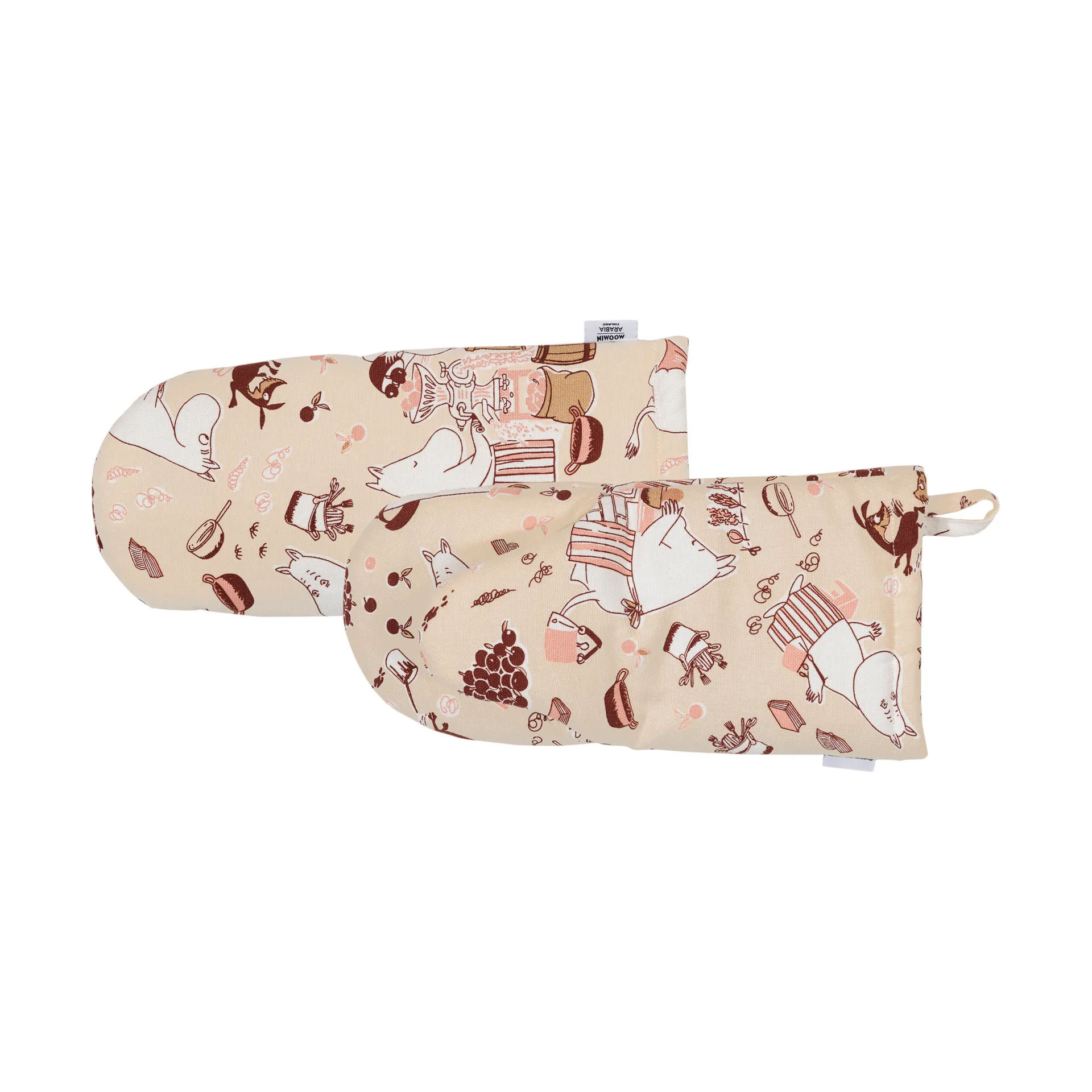 Luva de forno Moomin, Alegria caseira, 34x15 cm Moomin Arabia