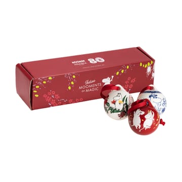 Mumin bola de Natal anual Ø5 cm 3 peças - 2025 - Moomin Arabia