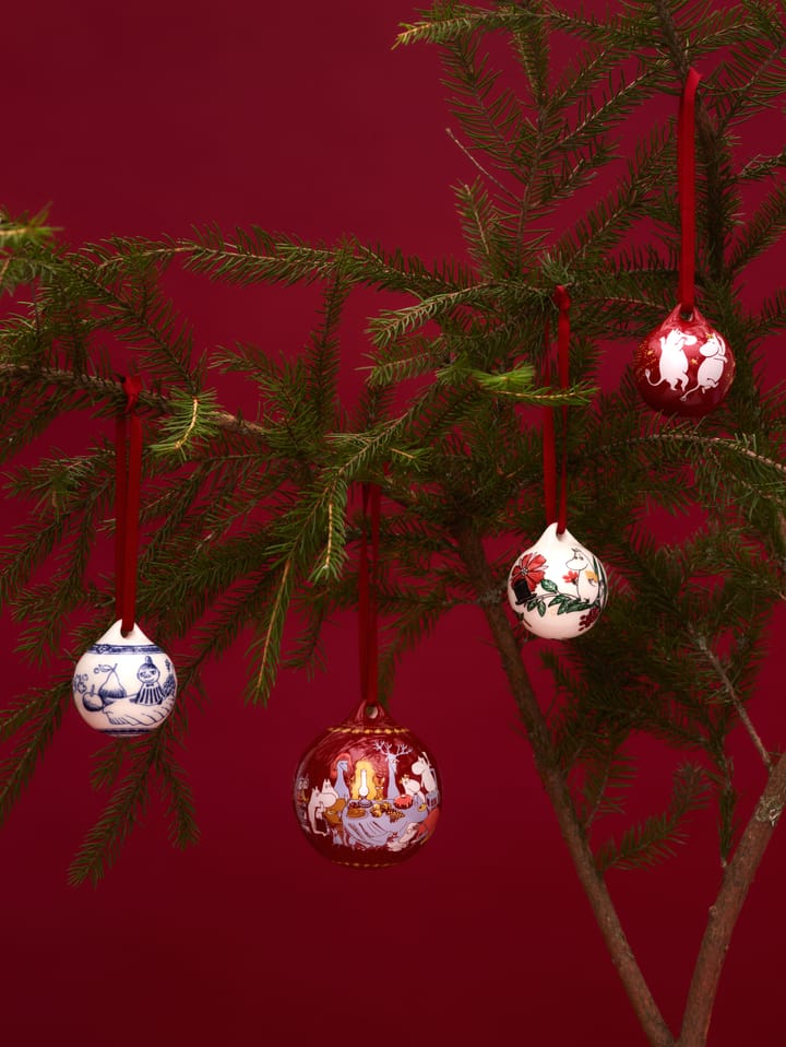 Mumin bola de Natal anual Ø8 cm, 2025, Momentos festivos Moomin Arabia
