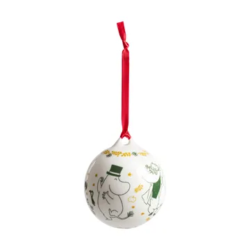 Mumin bola de Natal anual Ø8 cm - 2026, Presente de amor - Moomin Arabia
