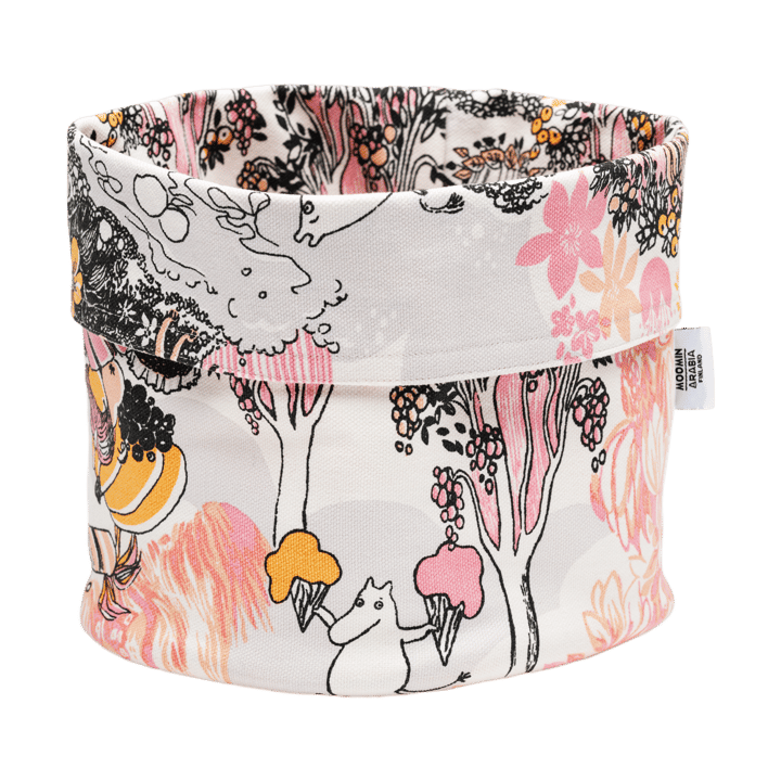 Mumin cesto de armazenamento Ø20x24 cm - Rosa - Moomin Arabia