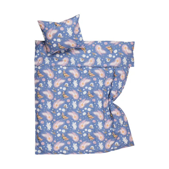 Mumin conjunto de cama - Rymdäventyr GOTS, 150x210 cm - Moomin Arabia