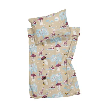 Mumin conjunto de cama - Sob o guarda-chuva GOTS, 85x125 cm - Moomin Arabia