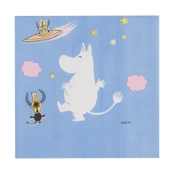 Mumin guardanapo de papel - Aventura espacial, pack de 20 - Moomin Arabia