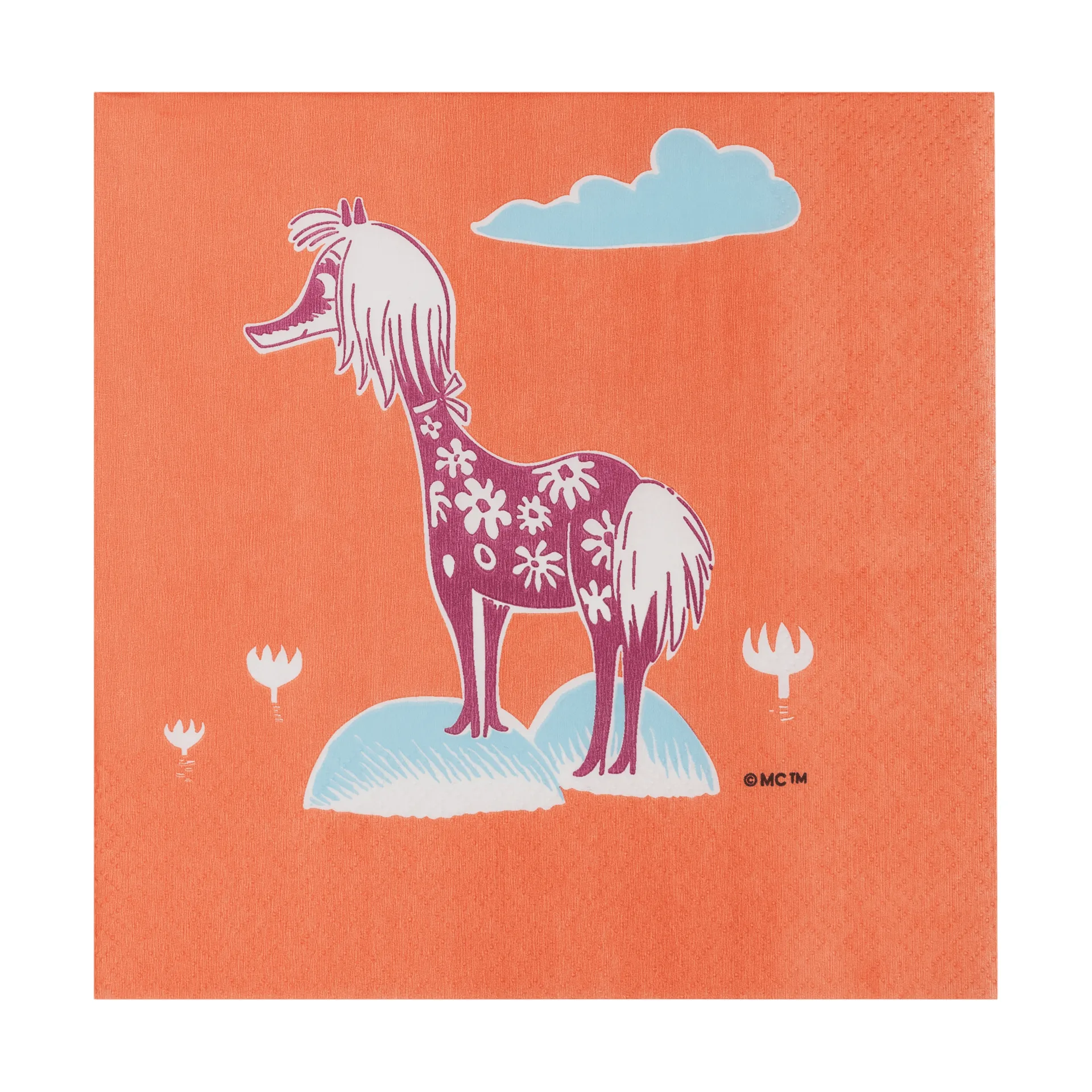 Mumin guardanapo de papel, Debaixo do guarda-chuva, pack de 20 Moomin Arabia