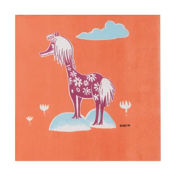Mumin guardanapo de papel - Debaixo do guarda-chuva, pack de 20 - Moomin Arabia