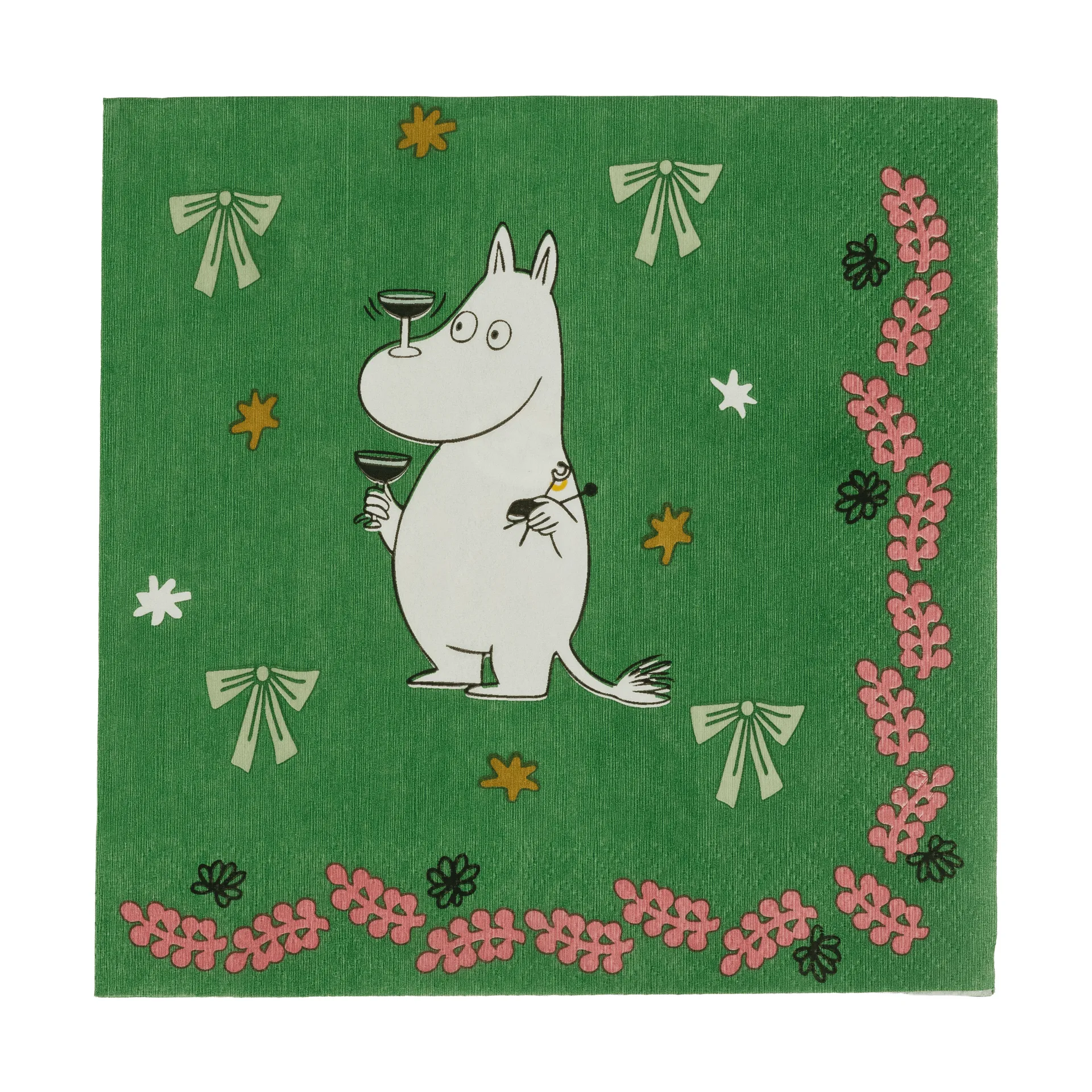 Mumin guardanapo de papel, Oferta romântica, 33x33 cm, pack de 20 Moomin Arabia
