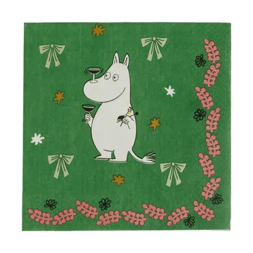 Mumin guardanapo de papel - Oferta romântica, 33x33 cm, pack de 20 - Moomin Arabia