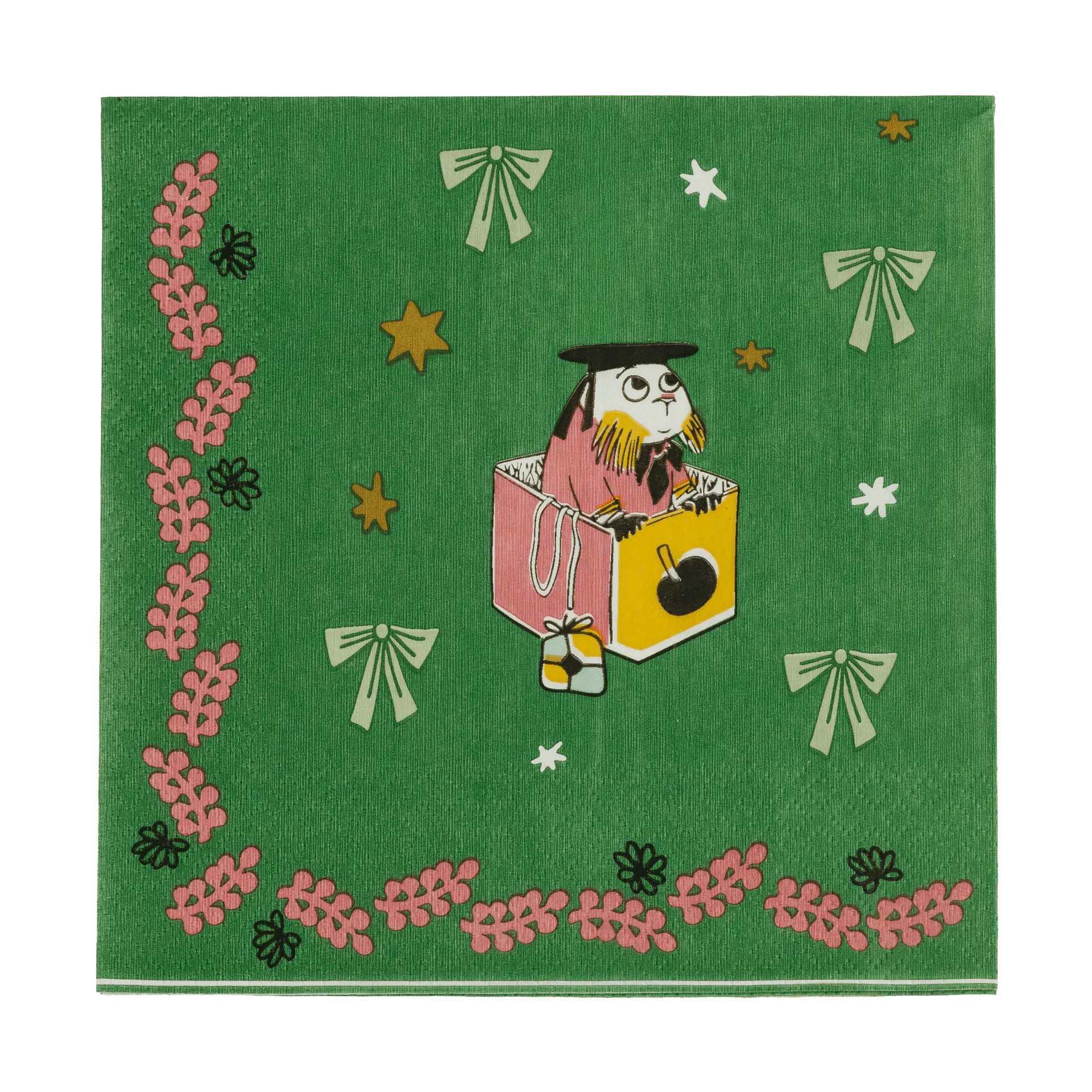 Mumin guardanapo de papel, Oferta romântica, 33x33 cm, pack de 20 Moomin Arabia