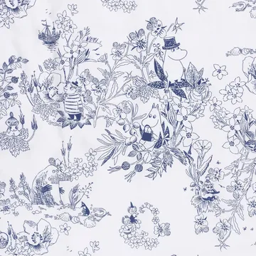 Mumin Haru conjunto de cama - Azul, 150x210 cm - Moomin Arabia