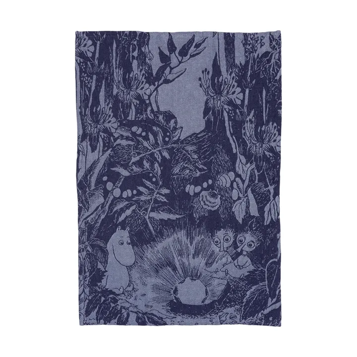 Mystikens skog Mumin pano de cozinha - Azul, 45x66 cm - Moomin Arabia
