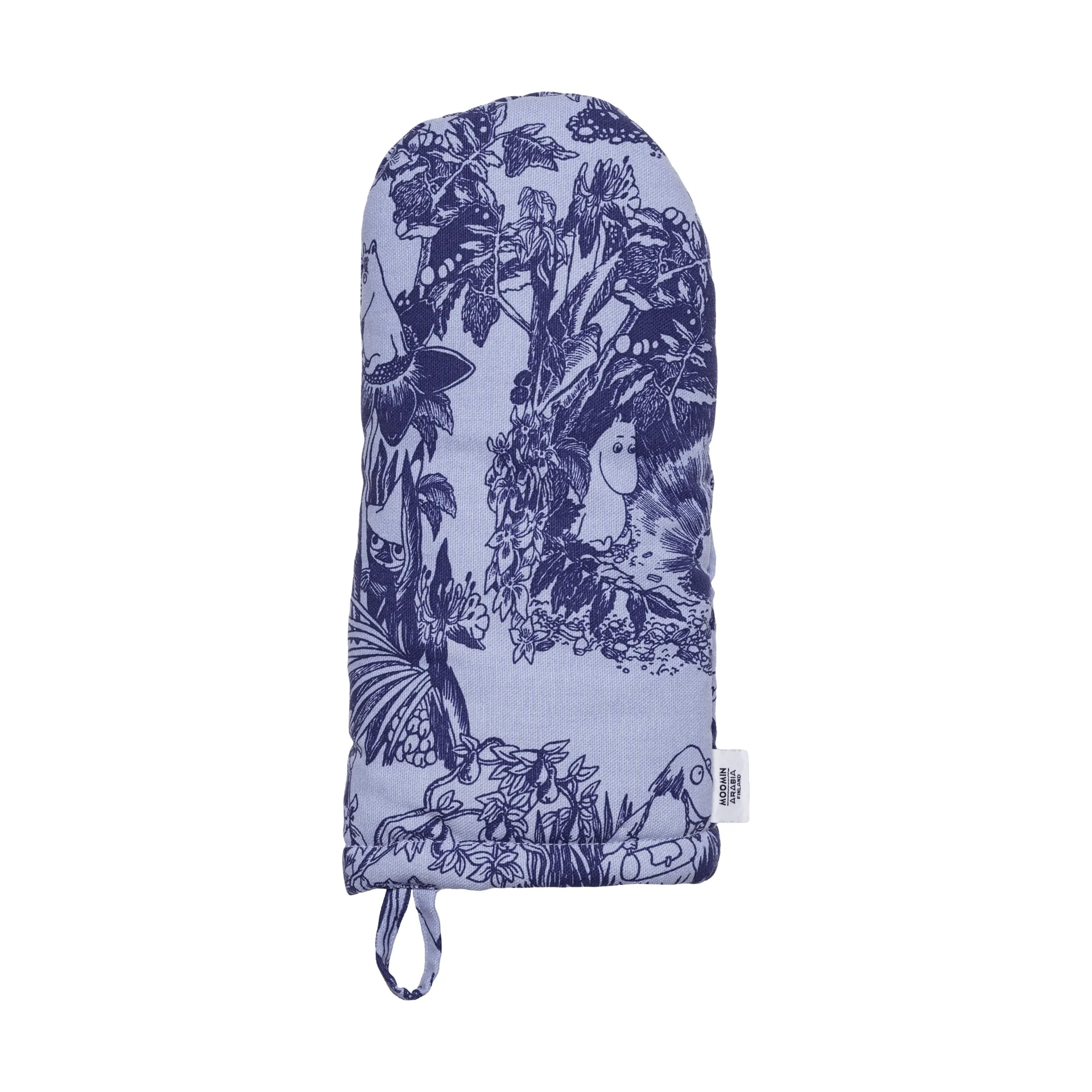 Mystikens skog Mumin pega de forno, Azul, 15x34 cm Moomin Arabia