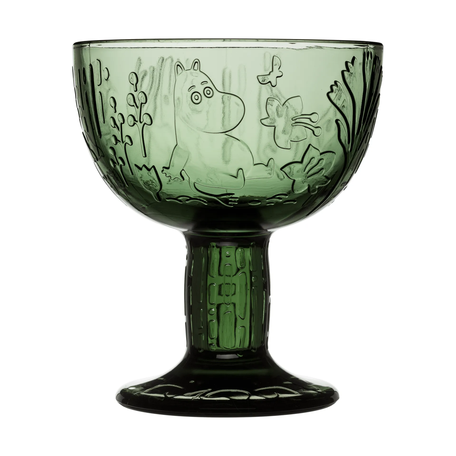 Mystikens skog Mumin taça, Verde-abetos, Ø14 cm Moomin Arabia