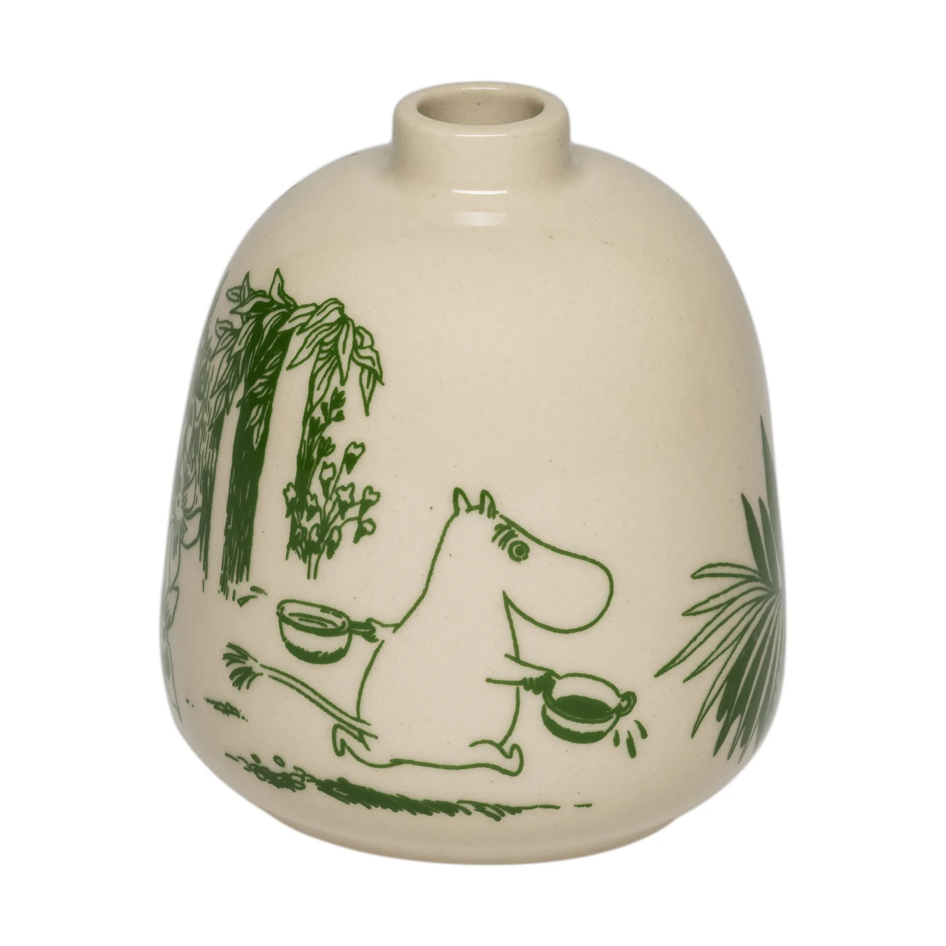 Mystikens skog Mumin vaso, Verde, 8,3 cm Moomin Arabia