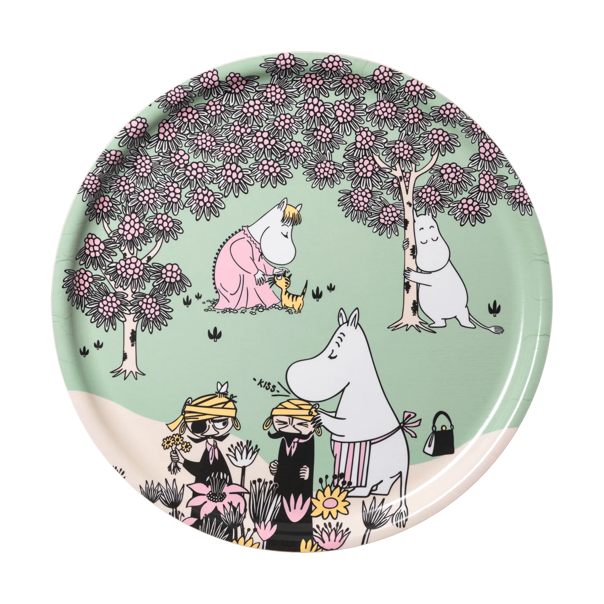 Omtanke Mumin bandeja, Ø35 cm Moomin Arabia