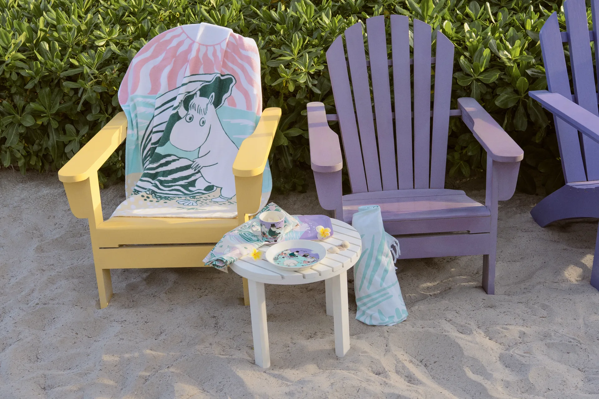 Pano de cozinha Moomin Beach day, 50x70 cm Moomin Arabia