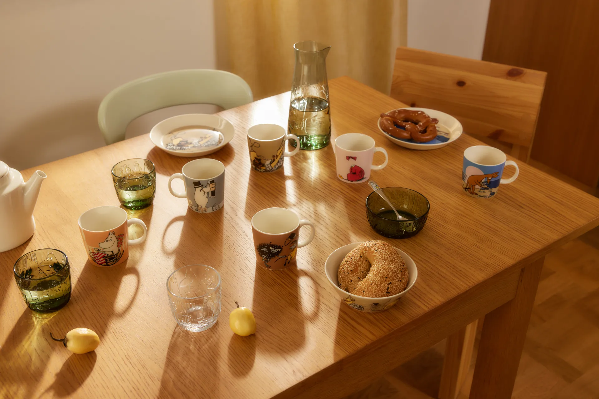 Prato The Muskrat Moomin Ø19 cm, Bege Moomin Arabia