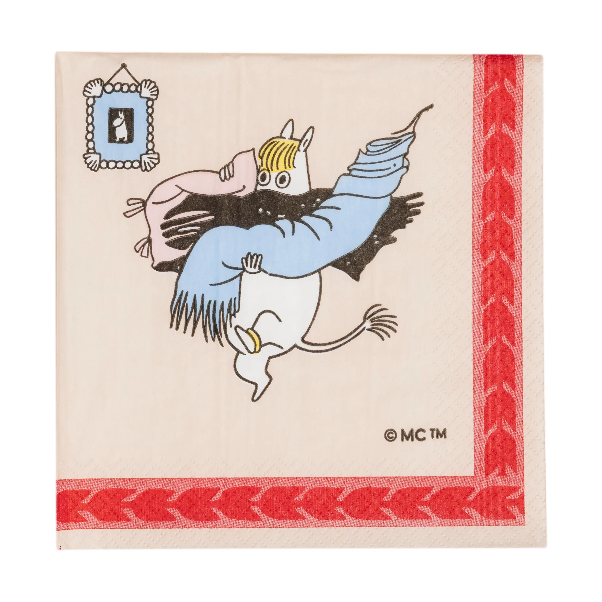 Pronto para as férias Mumin guardanapo de papel 33 cm, Pack de 20 Moomin Arabia