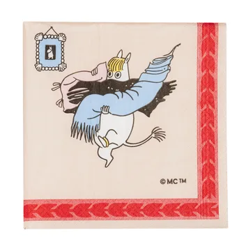 Pronto para as férias Mumin guardanapo de papel 33 cm - Pack de 20 - Moomin Arabia