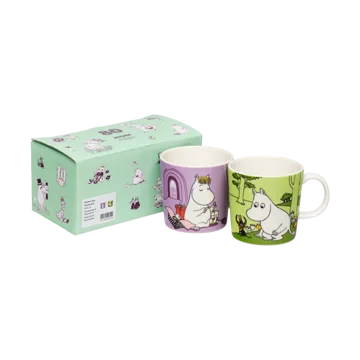 Snorkfén & Mumintrollet caneca Mumin 2 peças - 30 cl - Moomin Arabia
