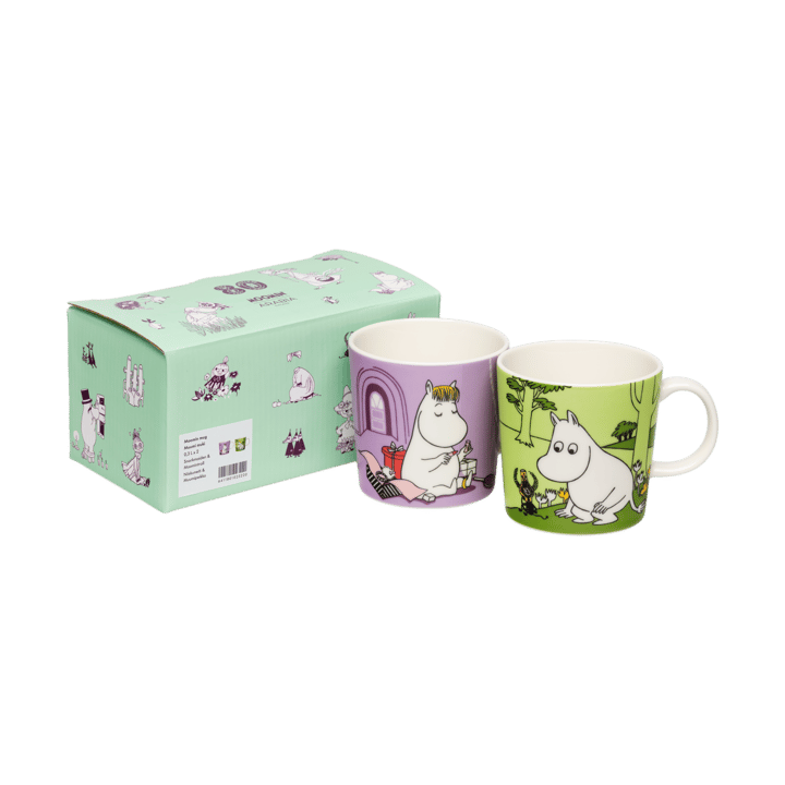 Snorkfén & Mumintrollet caneca Mumin 2 peças - 30 cl - Moomin Arabia