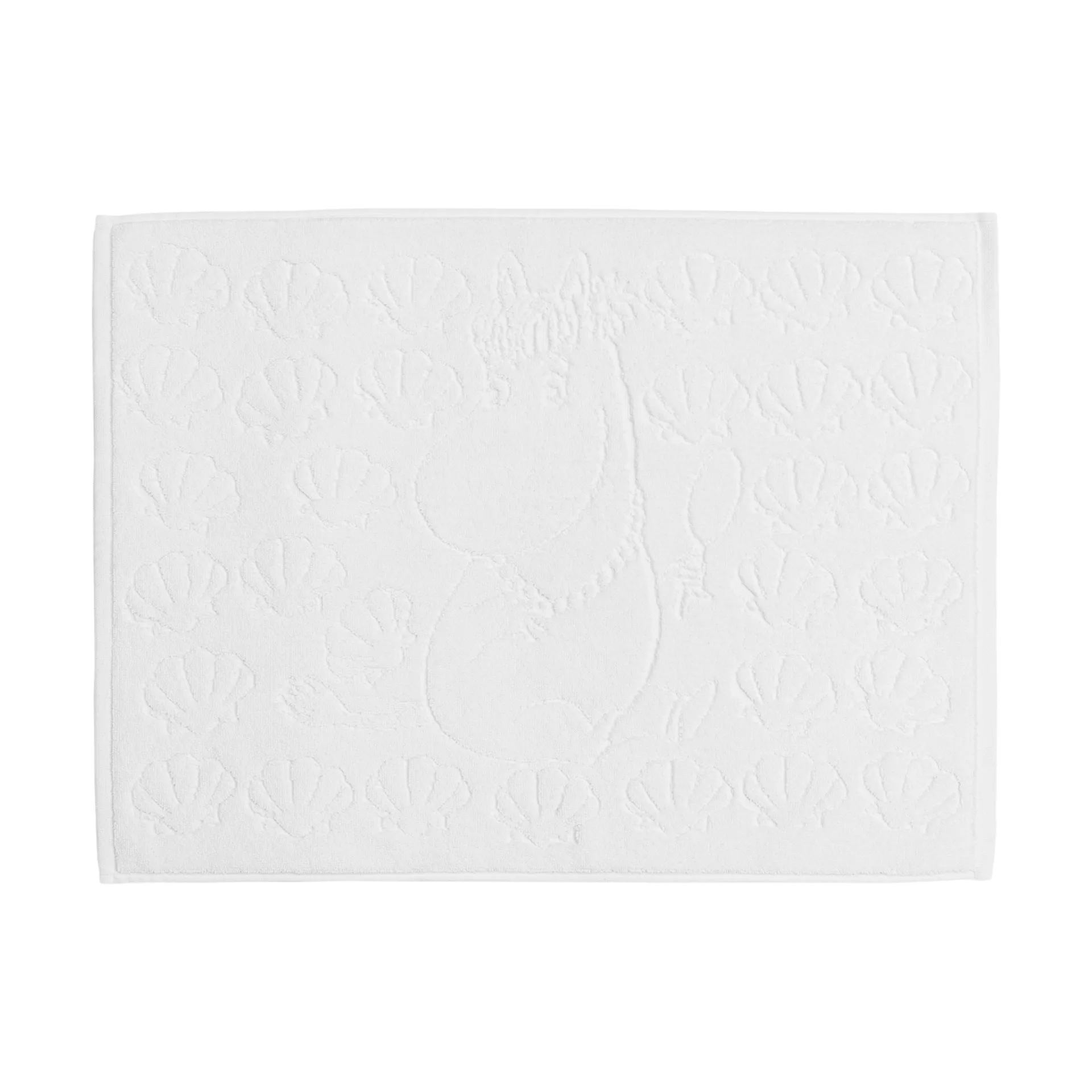 Tapete de banho do Moomin 50x70 cm, Conchas brancas Moomin Arabia