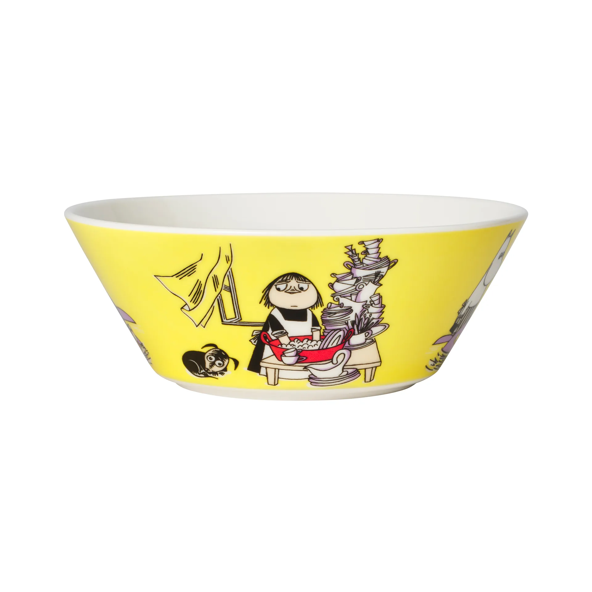 Tigela Misabel yellow Moomin, amarelo Moomin Arabia