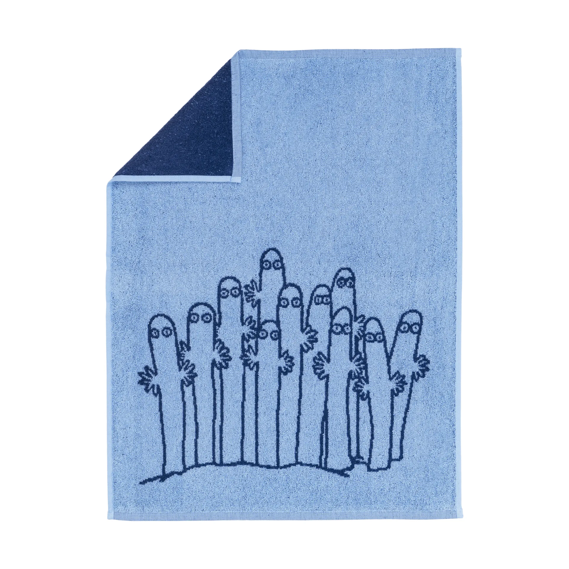 Toalha de banho Moomin 50x70 cm, Hattifnattarna azul Moomin Arabia