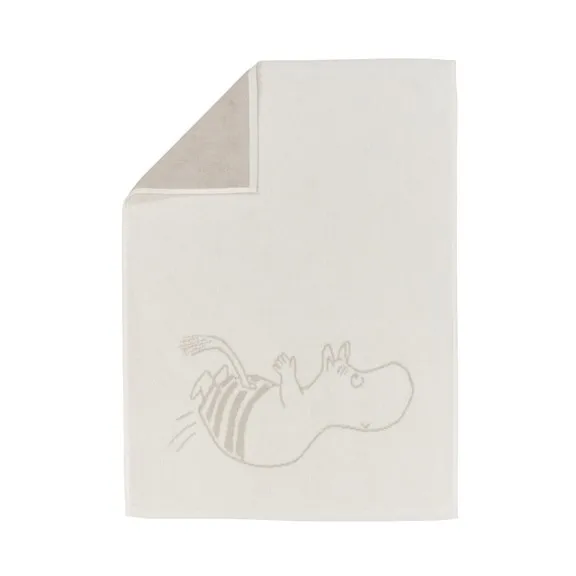 Toalha de banho Moomin 50x70 cm, Moomins branco Moomin Arabia
